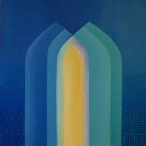 Arches 14/Dreaming of Harmony Acrylics on canvas, 70X70cm