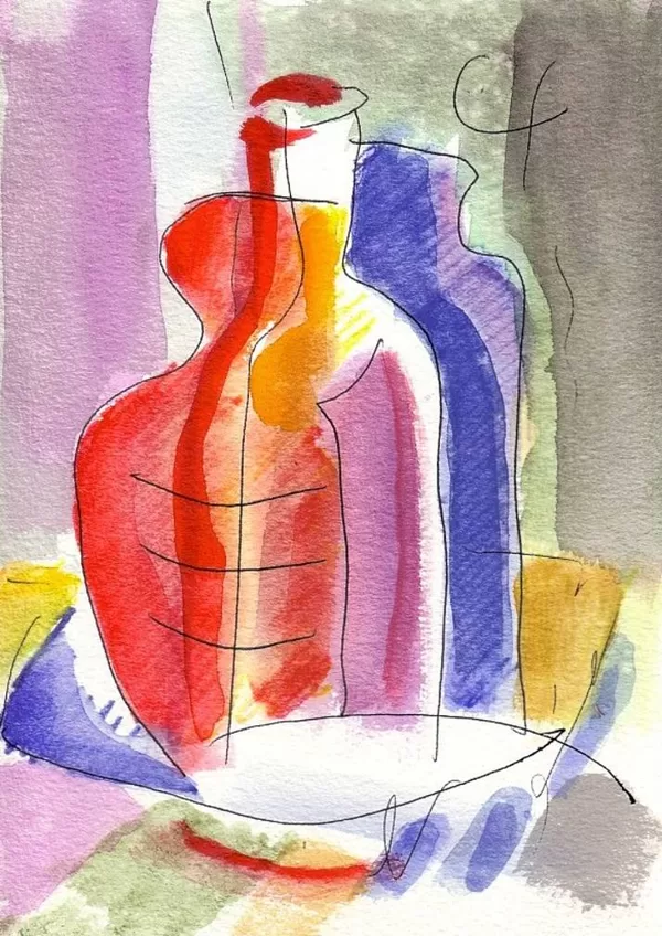 Watercolour on paper, A5