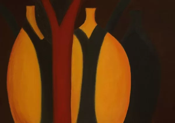 Vessels of Hope 1 Acrylics on canvas, 100X70cm. Sold