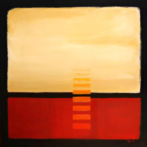 The Road Ahead. Acrylics on board, 80X80cm. Sold