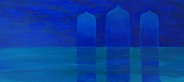 90X40 cm, acrylics on canvas
